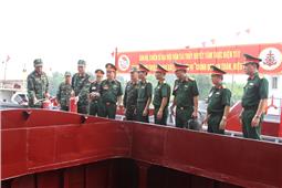 Quân khu kiểm tra xây dựng đơn vị vận tải thuỷ “Chính quy, an toàn, hiệu quả”